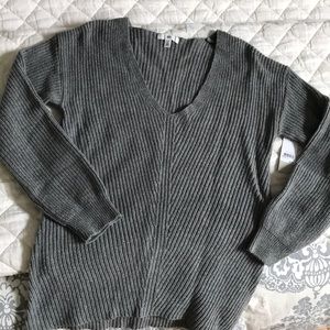 NWT - BP. - Sz XS - Heather Grey Ribbed Sweater